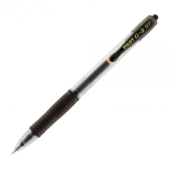 CANETA RETRATIL PILOT BLG2 ROLLER 0.7 PRETO CX12