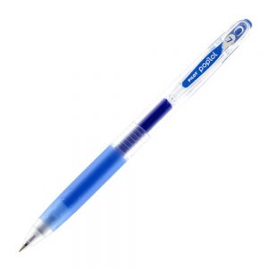 CANETA RETRATIL PILOT POPLOL ROLLER 0.7 AZUL CLARO