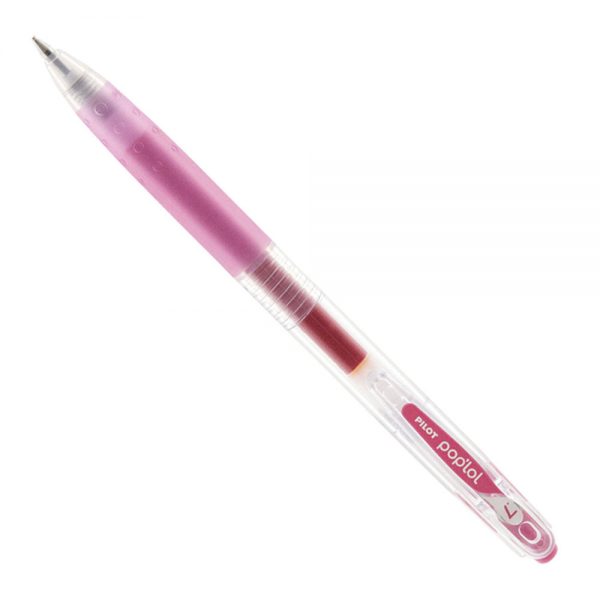 CANETA RETRATIL PILOT POPLOL ROLLER 0.7 ROSA