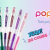 Caneta Roller Pilot Pop Lol 0.7 Azul Pastel C/12