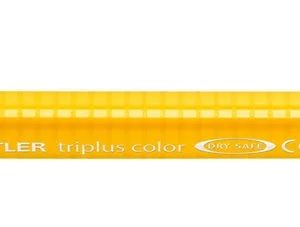 Caneta Staedtler Triplus 1.0mm Amarelo Brilhante Ponta Fibra Sintética 323-110