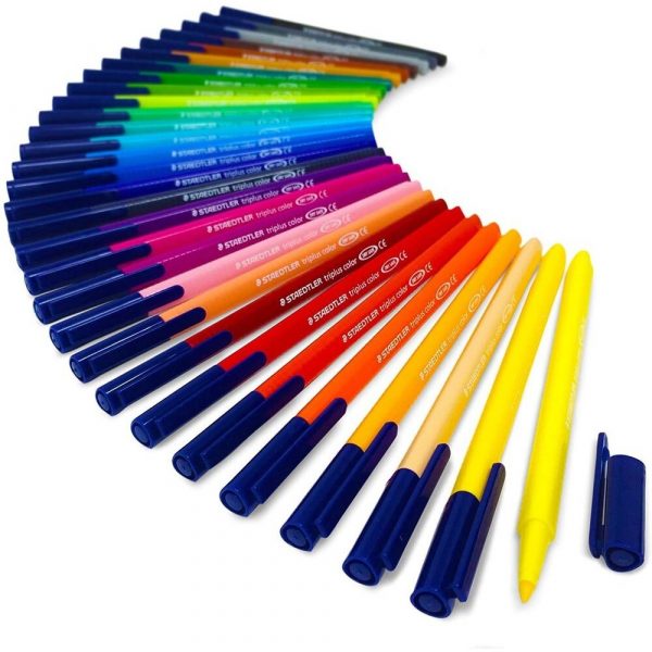 Caneta Staedtler Triplus 1.0mm Azul Acqua Ponta Fibra Sintética 323-34