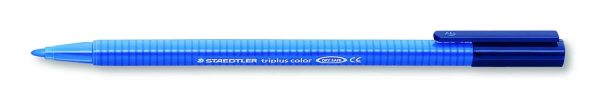 Caneta Staedtler Triplus 1.0mm Azul Ciano Ponta Fibra Sintética 323-37