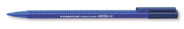 Caneta Staedtler Triplus 1.0mm Azul Ponta Fibra Sintética 323-3