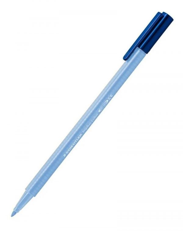 Caneta Staedtler Triplus 1.0mm Azul Porcelana Ponta Fibra Sintética 323-63