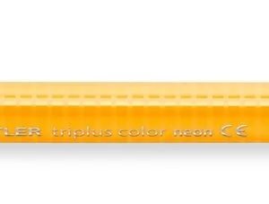 Caneta Staedtler Triplus 1.0mm Laranja Neon Ponta Fibra Sintética 323-401