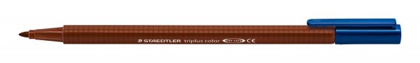 Caneta Staedtler Triplus 1.0mm Marrom Pardo Ponta Fibra Sintética 323-76