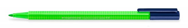 Caneta Staedtler Triplus 1.0mm Verde Neon Ponta Fibra Sintética 323-501