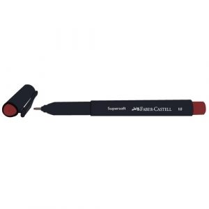 Caneta Supersoft Pen 1.0 Vermelho Faber Castell