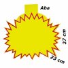 Cartaz Para Marcação Oferta Amarelo Splash 250g 27x23cm C/100 Unidades