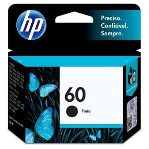 CARTUCHO ORIGINAL HP 60 PRETO 4,5ML