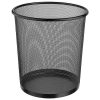 CESTO DE LIXO WELLMIX ARAMADO CINZA/PRETO 11L WX4481