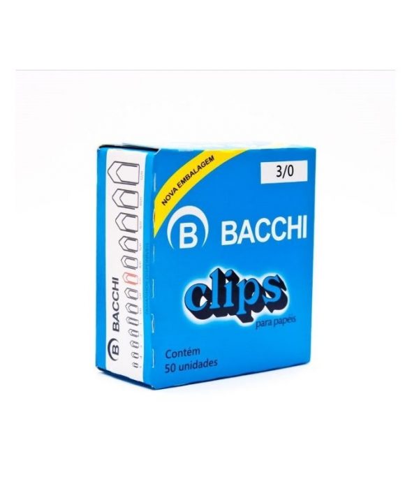 Clips 3/0 Bacchi Cx 50 unidades 3080776