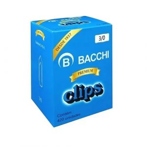 Clips Bacchi Galvanizado N3/0 Premium 500grs C/420 Unidades