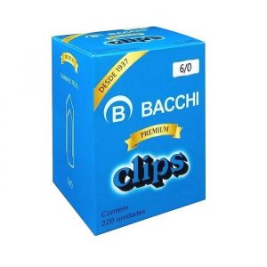 Clips Bacchi Galvanizado N6/0 Premium 500grs C/220 Unidades