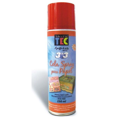 COLA SPRAY PARA PAPEL 250ML TOKE E CRIE 7255