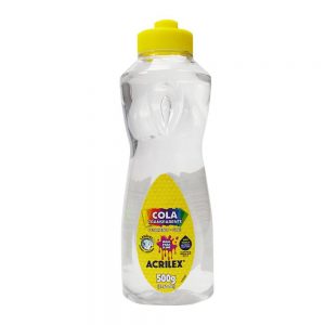 Cola Transparente Acrilex 500grs Ideal p/ Slime