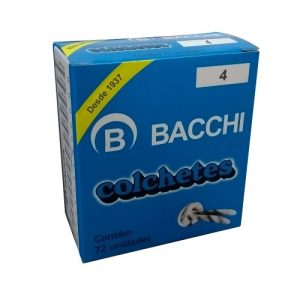 Colchete Bacchi Latonado Nº4 C/72 Unidades
