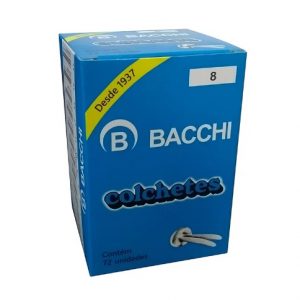 Colchete Bacchi Latonado Nº8 C/72 Unidades