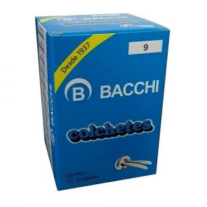 Colchete Bacchi Latonado Nº9 C/72 Unidades