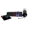 Combo argos oex tm304 4x1 headset teclado mouse e mousepad