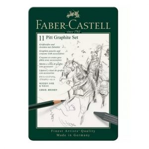 Conjunto Faber Castell Pitt Grafite Pequeno 11 Peças 112972
