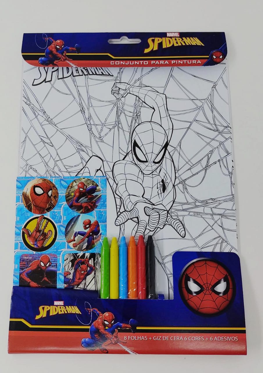 Homem Aranha - Desenhos para pintar