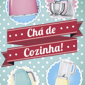 CONVITE CHA DE COZINHA 8UND LITOARTE CON048