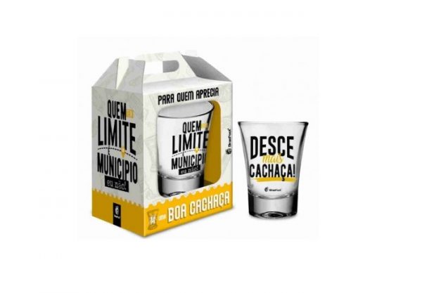 Copo Dose Desce Mais Cachaça 60ml Brasfoot 10874