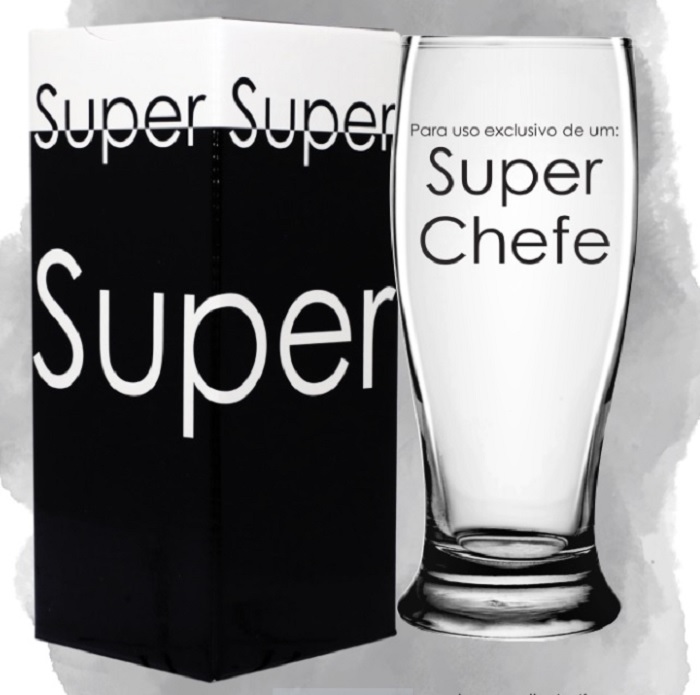 Copo Happy Days Cerveja Para Uso Exclusivo De Um Super Chefe 530ml