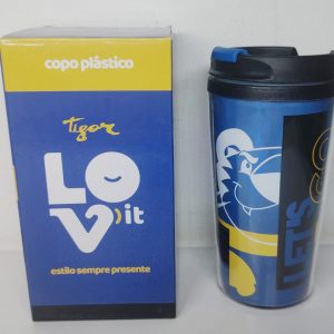 Copo Plástico Com Tampa 350ml Tigor T Tigre Lets Go Pacific 7772048