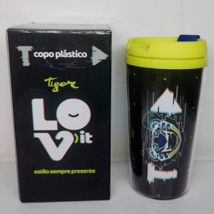 Copo Plástico Com Tampa 350ml Tigor T Tigre Play Pacific 7771848