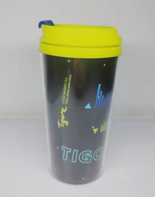 Copo Plástico Com Tampa 350ml Tigor T Tigre Play Pacific 7771848