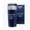 Copo Zona Criativa Inox Minha Vida Tem Sabor De Café 300ml 10024275