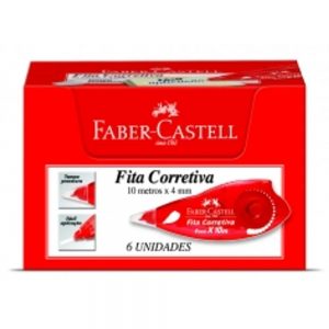 CORRETIVO FITA FABER CASTELL 4MMX10M OF7072 CX06