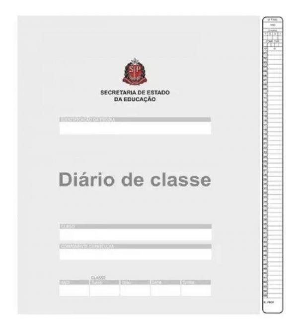 Diário De Classe Ofícial Bimestral Estado São Paulo Gráfica Boralli 126673