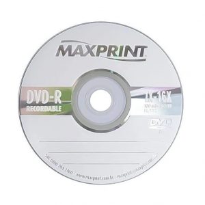 DVD-R Gravável (120min/4.7gb) 16x Recordable Maxprint