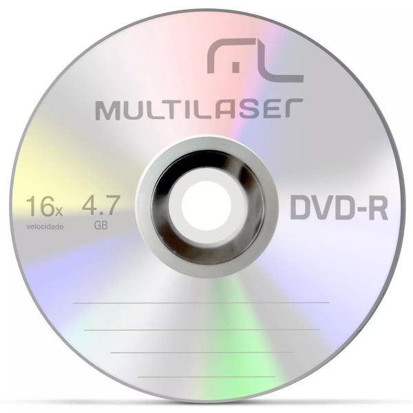DVD R MULTILASER 4.7GB 16X DV061 PCT50