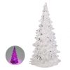 Enfeite Natal Arvore Acrilica Com Luz Piscante 15,5cm - Art Christmas