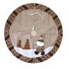 Enfeite Natal Saia Para Arvore 90cm Papai Noel Tricô Forest - Magizi 23932