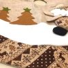 Enfeite Natal Saia Para Arvore 90cm Papai Noel Tricô Forest - Magizi 23932