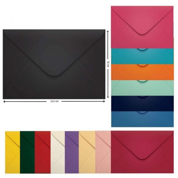 Envelope Carta 114x162mm Verde Escuro Foroni 1824723