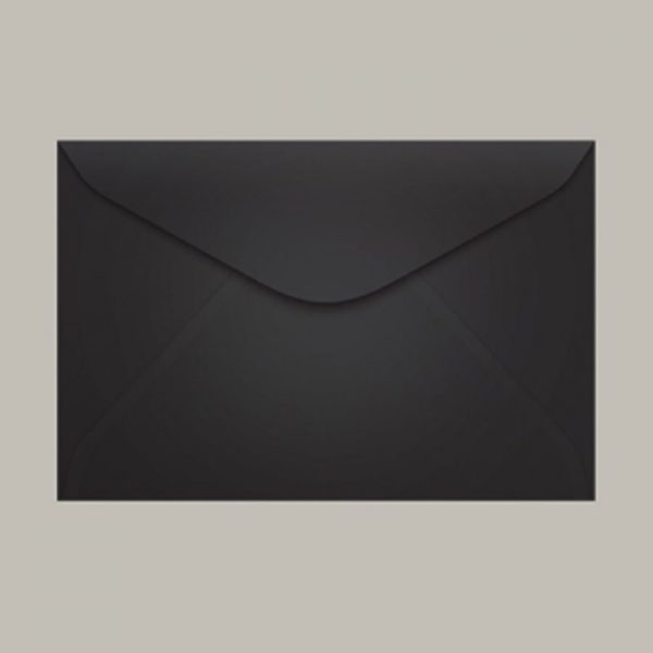 Envelope Convite 162x229mm Preto C/100 Unidades Foroni 1824472