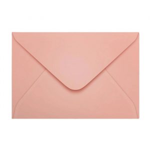 Envelope Convite Colorido Rosa Claro Unitário