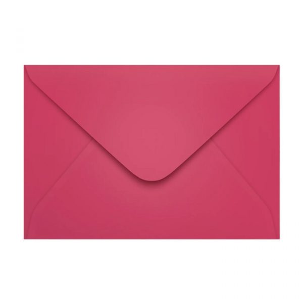 Envelope Convite Colorido Rosa Escuro Unitário