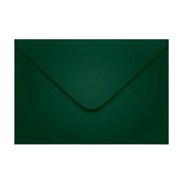 Envelope Convite Colorido Verde Escuro Unitário