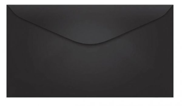 Envelope Ofício 114x229mm Preto Foroni Avulso