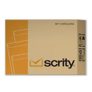 Envelope Saco Kraft Ouro 80g 110x170mm C/250 Unid. Scrity
