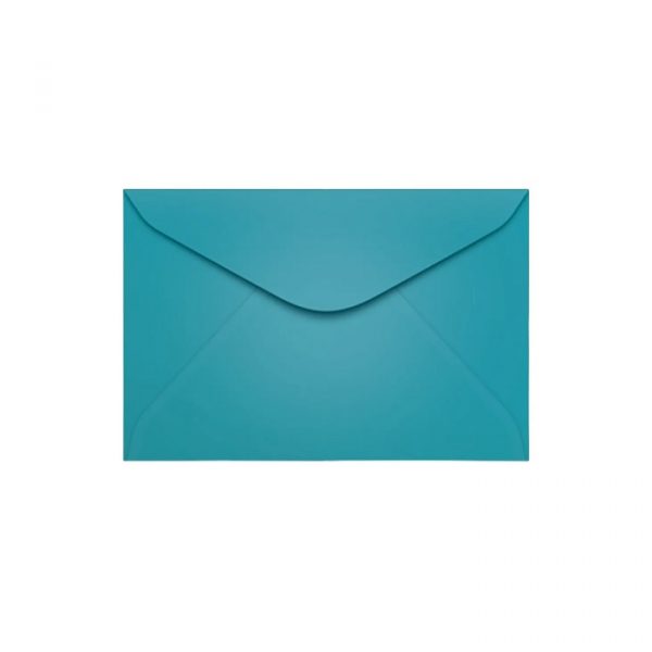 Envelope Visita Colorido Azul Turquesa Bahamas C/100 Unidades Scrity CCP45014