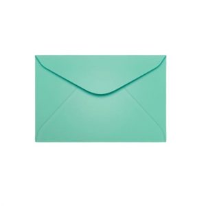 Envelope Visita Colorido Verde Claro Unitário